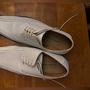 Antonio Cerelli Men's White Oxford Shoes